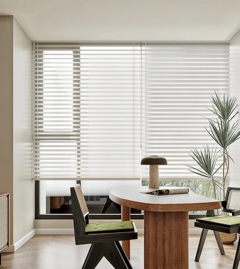 Modern residential property showcasing premium aluminum shutter features for window protection