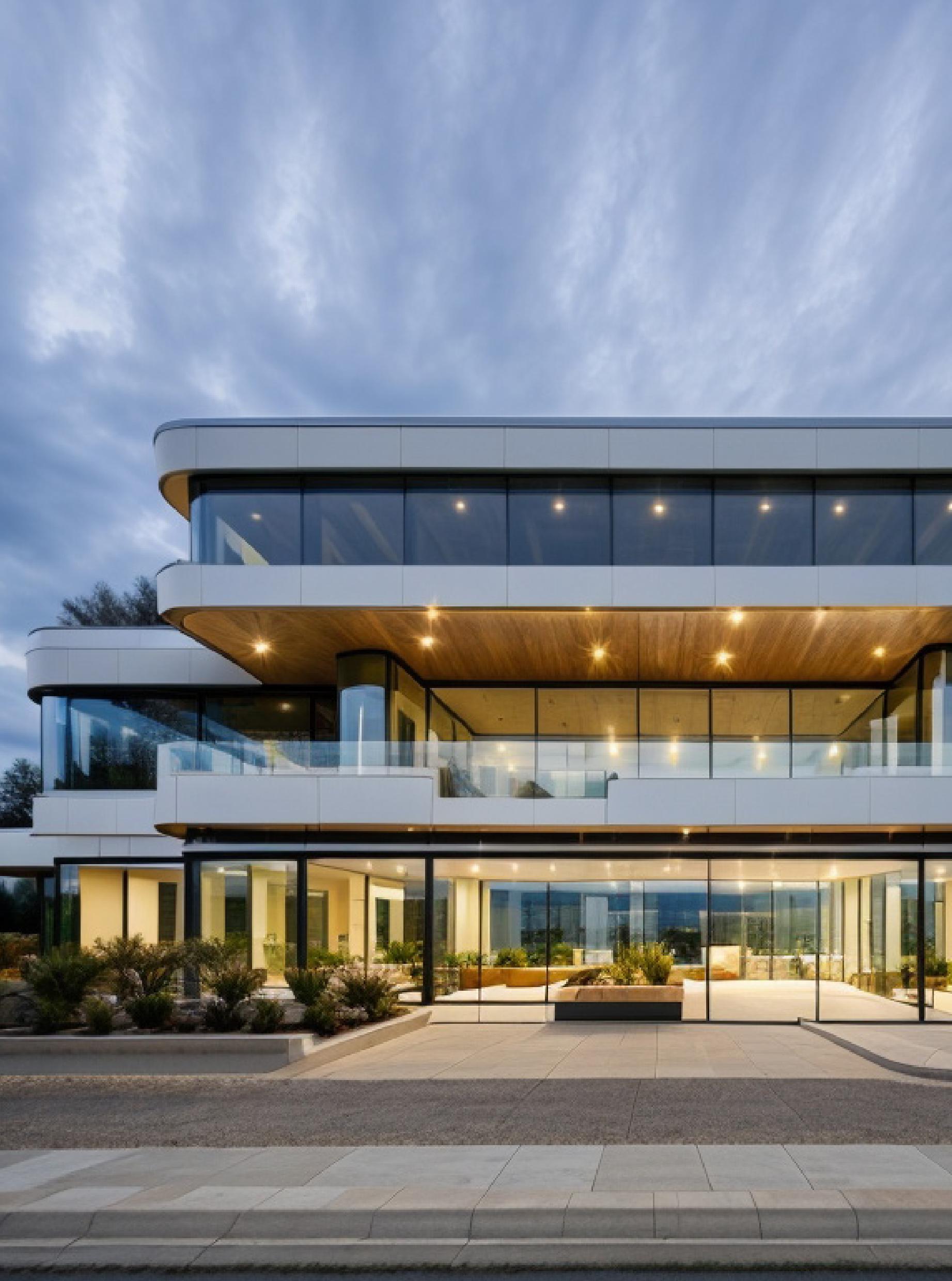Curtain Wall Window System building elevation